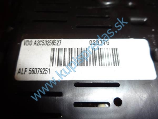 Prístrojový panel Alfa Romeo 159 1.9 JTD